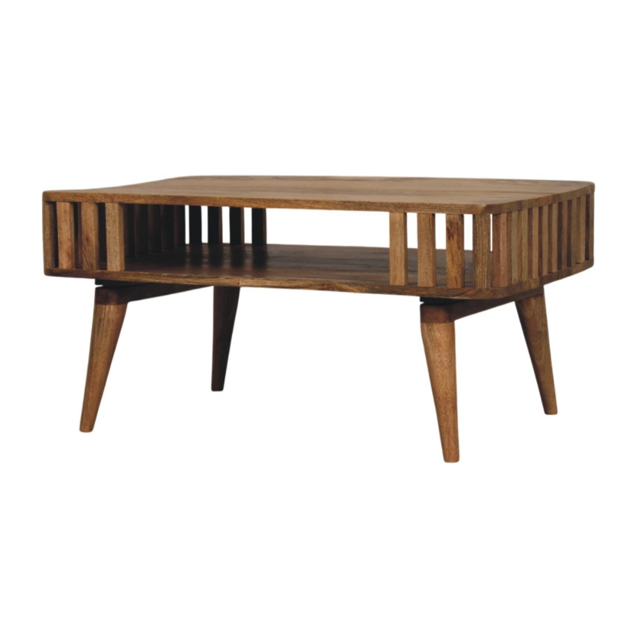 Slatted Oak-ish Coffee Table