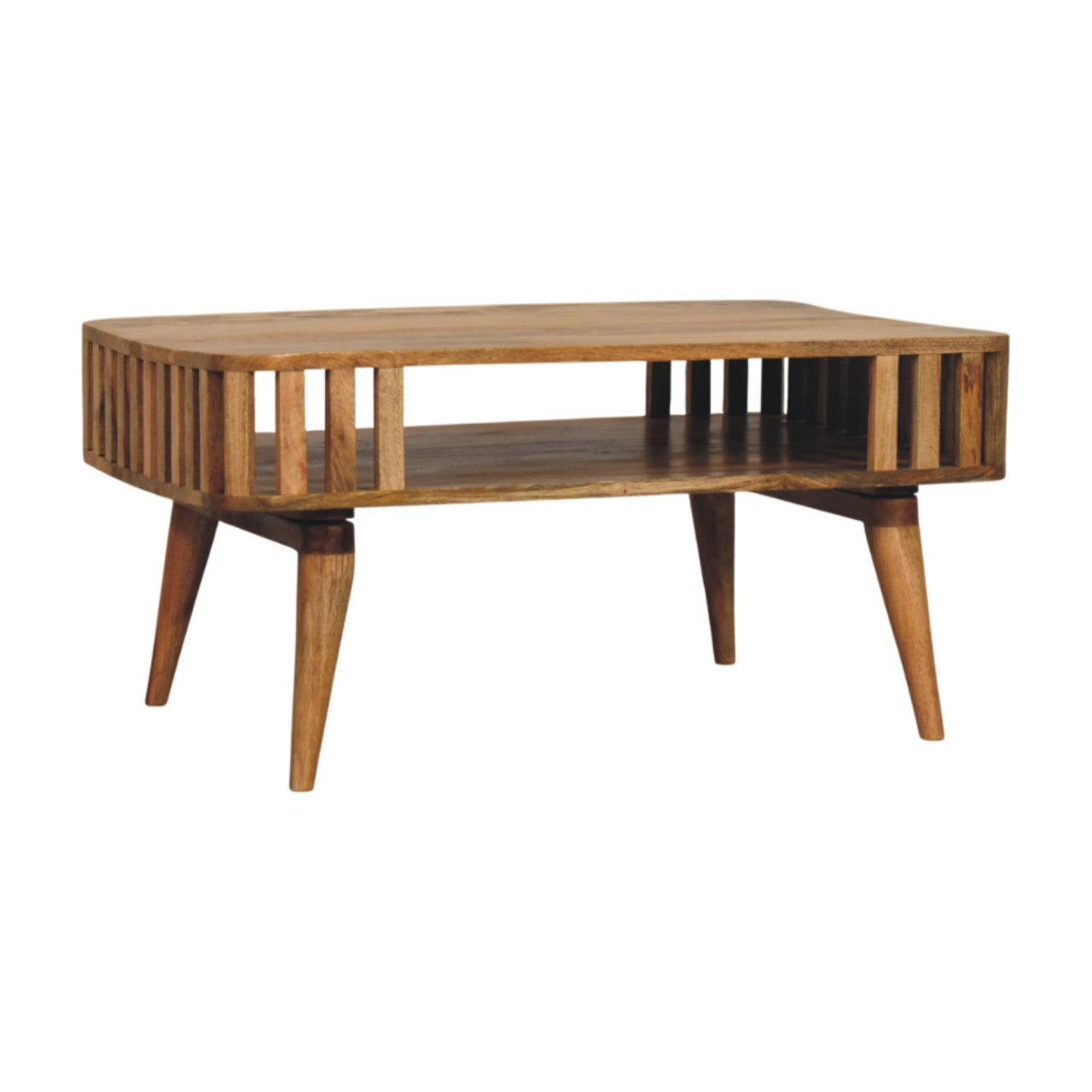 Slatted Oak-ish Coffee Table