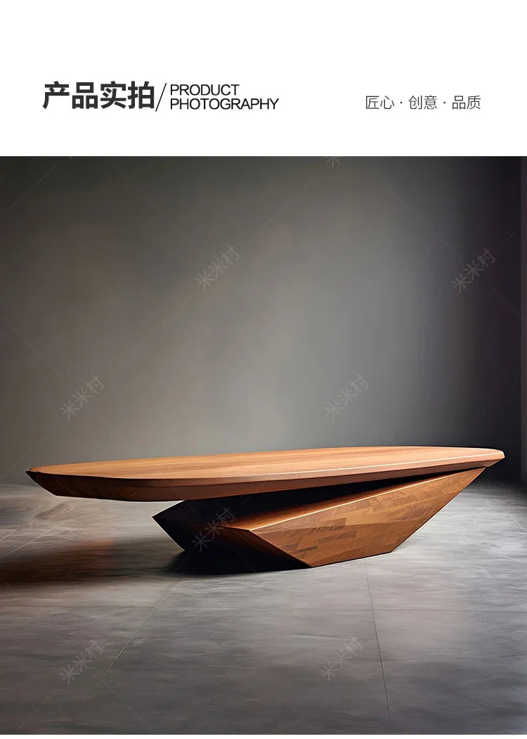 Wood Designer Coffee Table Minimalist Unique Modern Aesthetic Coffee Table Service Simple Kawaii Room Decor Muebles Table Bois