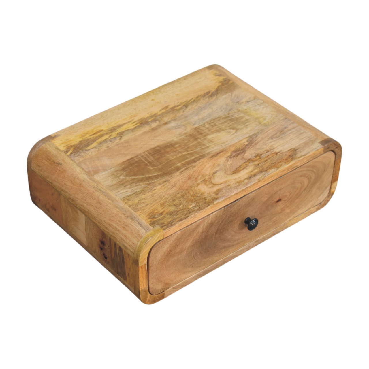 Avora Wall-Mounted Oak-ish 1 Drawer Nightstand