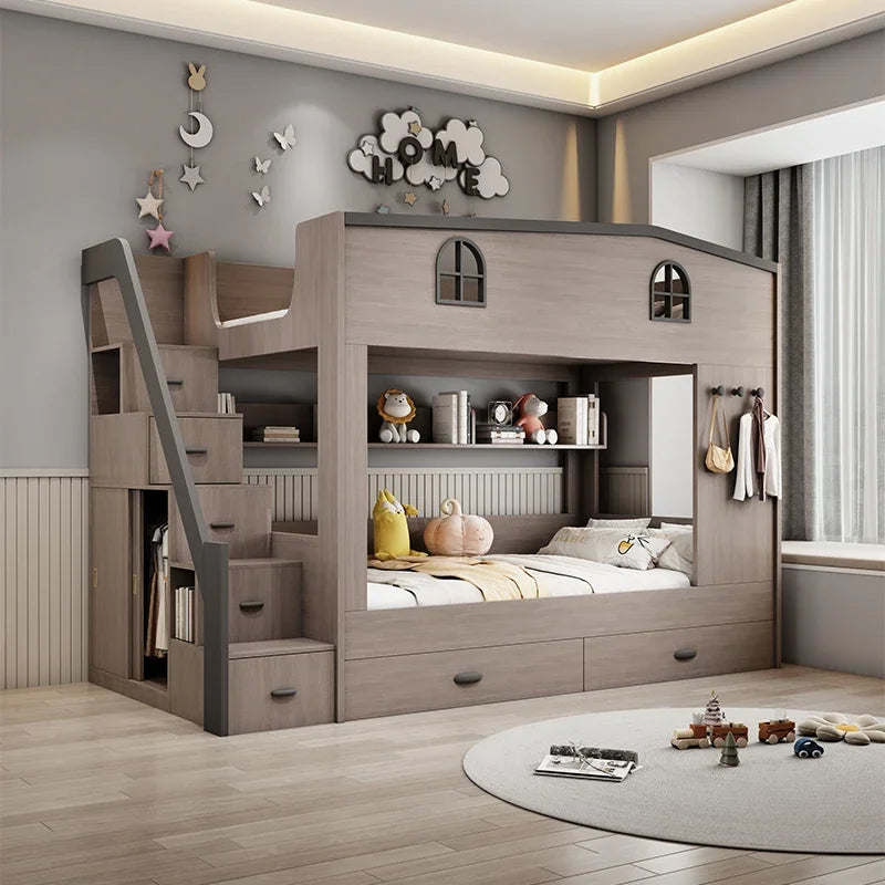 Wood Queen Bunk Bed