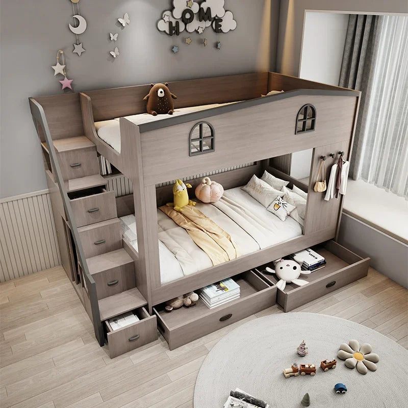 Wood Queen Bunk Bed