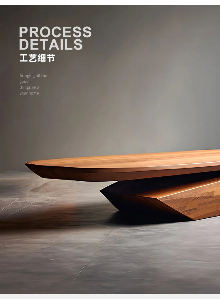 Wood Designer Coffee Table Minimalist Unique Modern Aesthetic Coffee Table Service Simple Kawaii Room Decor Muebles Table Bois