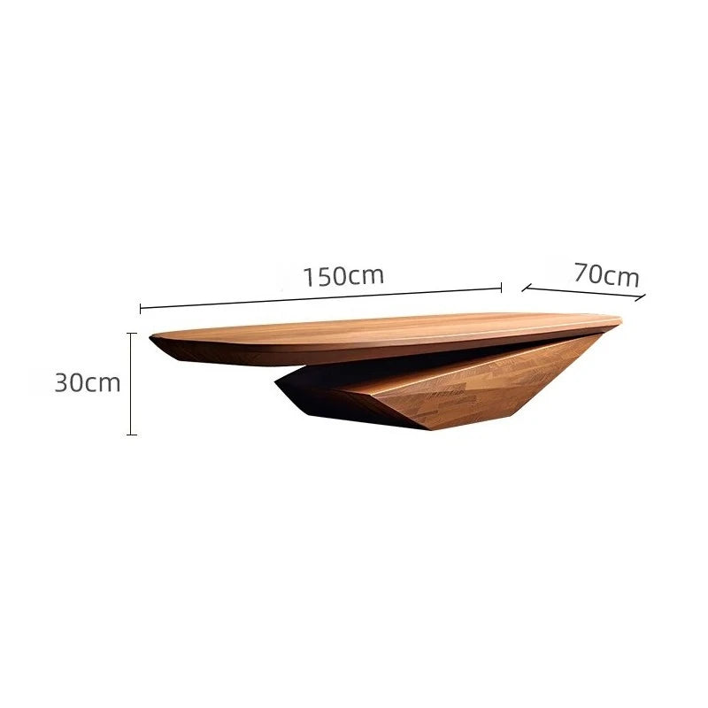 Wood Designer Coffee Table Minimalist Unique Modern Aesthetic Coffee Table Service Simple Kawaii Room Decor Muebles Table Bois